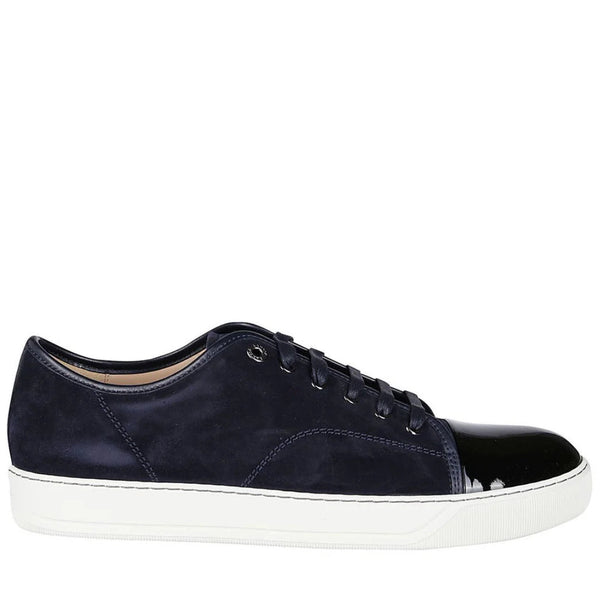 LANVIN SUED CAPTOE SHOES